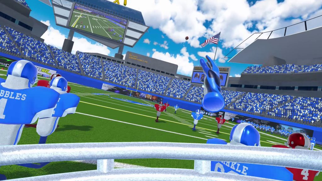2MD VR Football game screenshot courtesy Steam