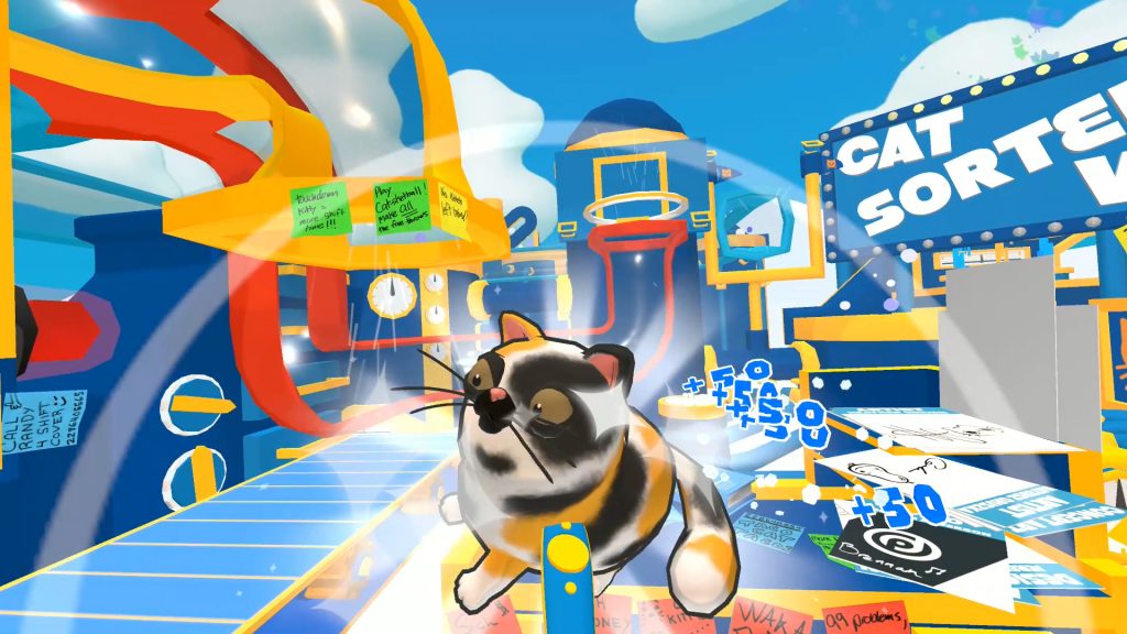 Cat Sorter VR game screenshot courtesy Steam