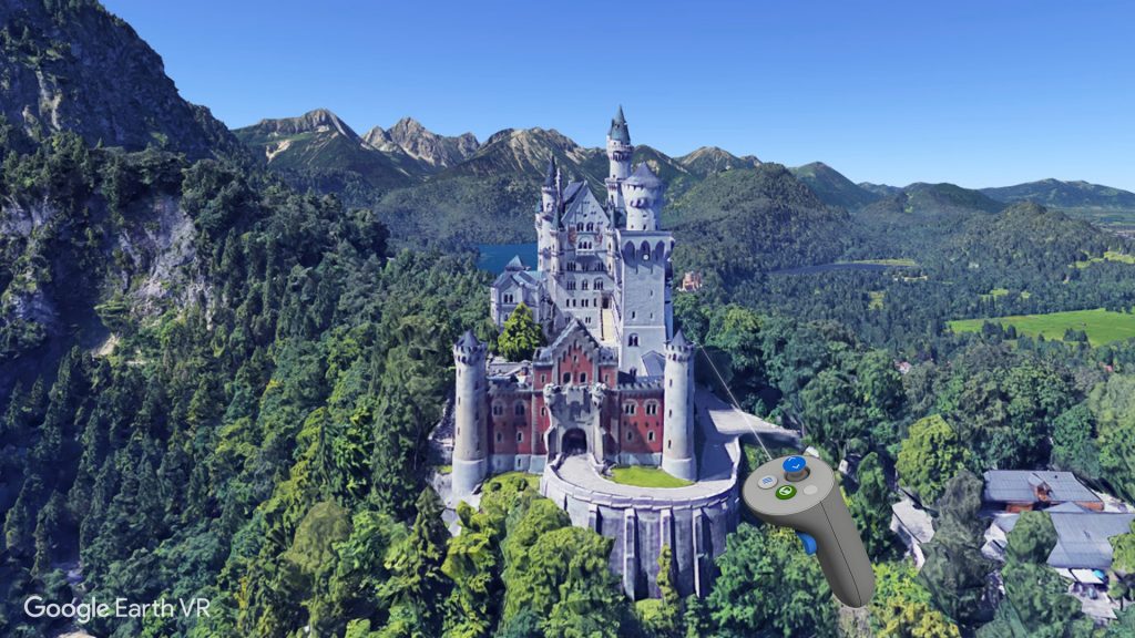 Google Earth VR - screenshot courtesy Steam
