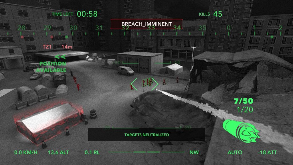 Zombie Gunship Raptor - screenshot courtesy Oculus