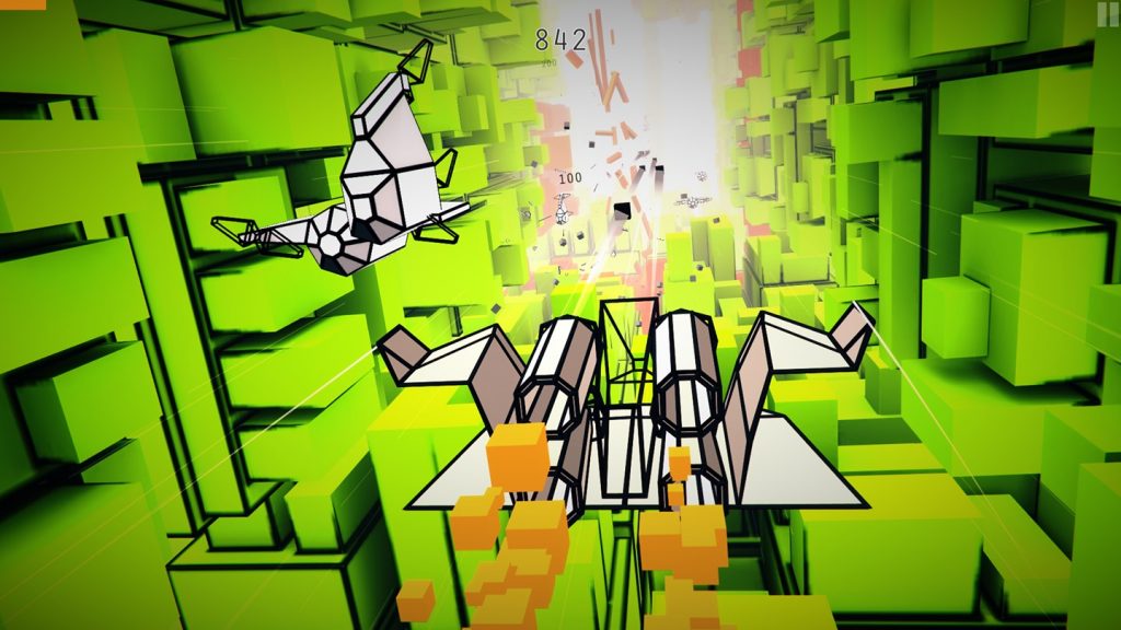 Voxel Fly game screenshot courtesy Oculus